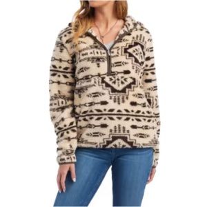 Half-Zip Hooded Pullover Sweatshirt